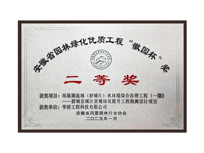 六安荣获2025“徽园杯”奖二等奖